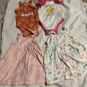Colorful Kids Bodysuit and dress